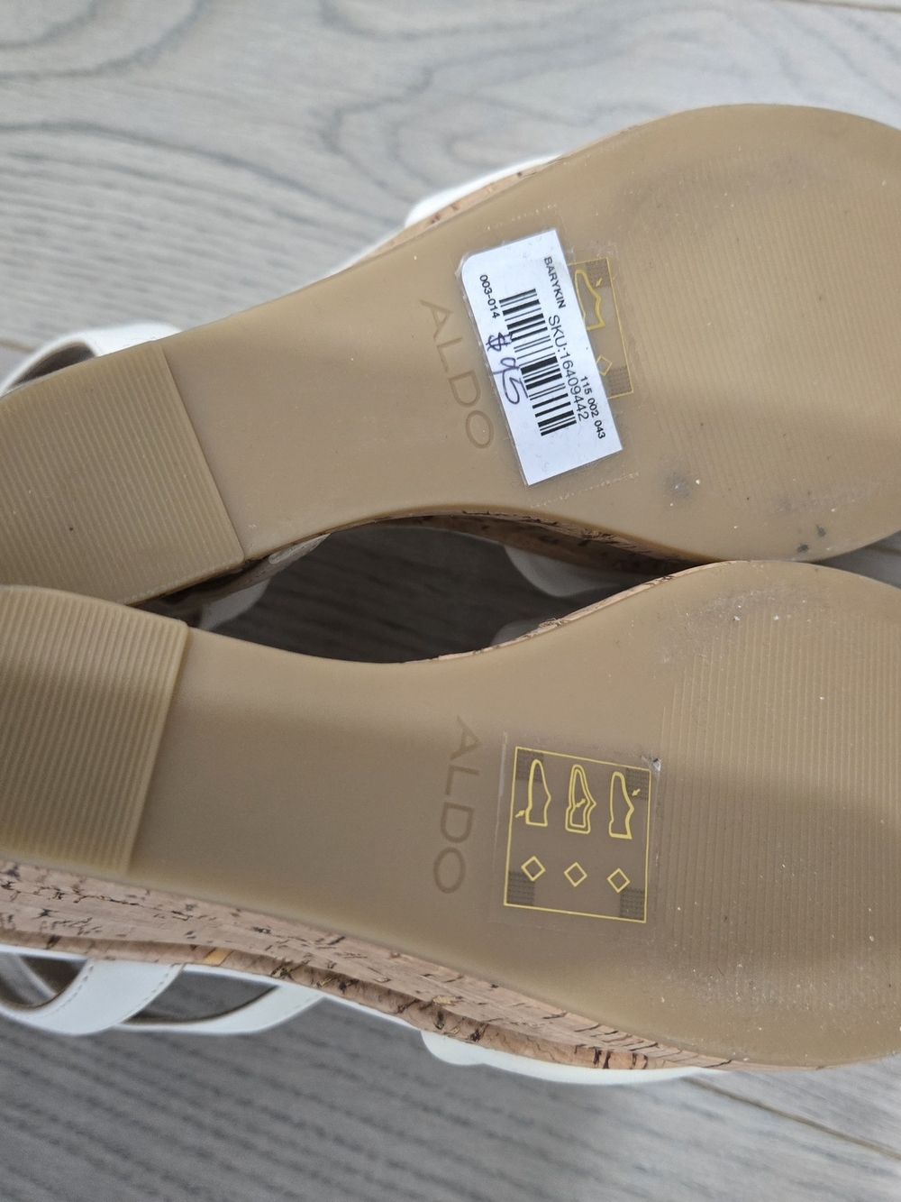 Aldo White Knot Front Slingback Heels - Picture 5 of 5